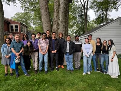 Farewell BBQ for recent group graduates