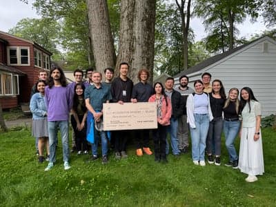 Farewell BBQ for recent group graduates