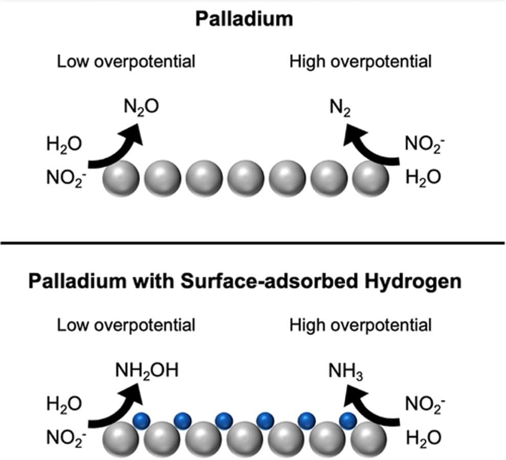 Potential-Controlled Selective Electrocatalytic Reduction of Nitrite to Four Different Products